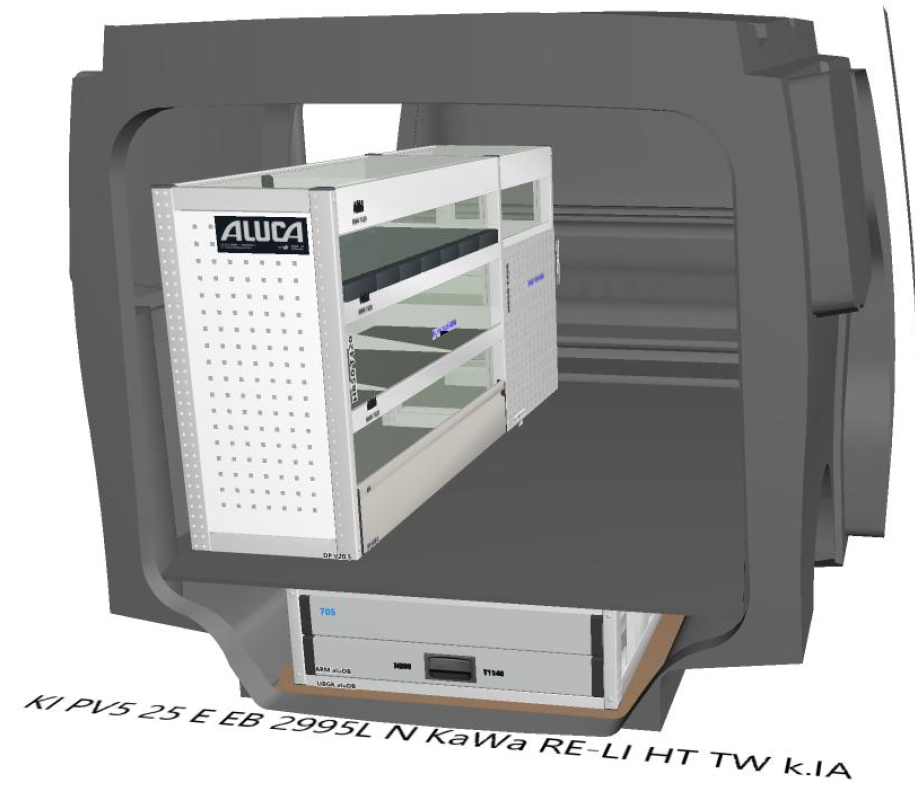 Modul venstre side og 200mm undergulvskuffer – KIA PV5